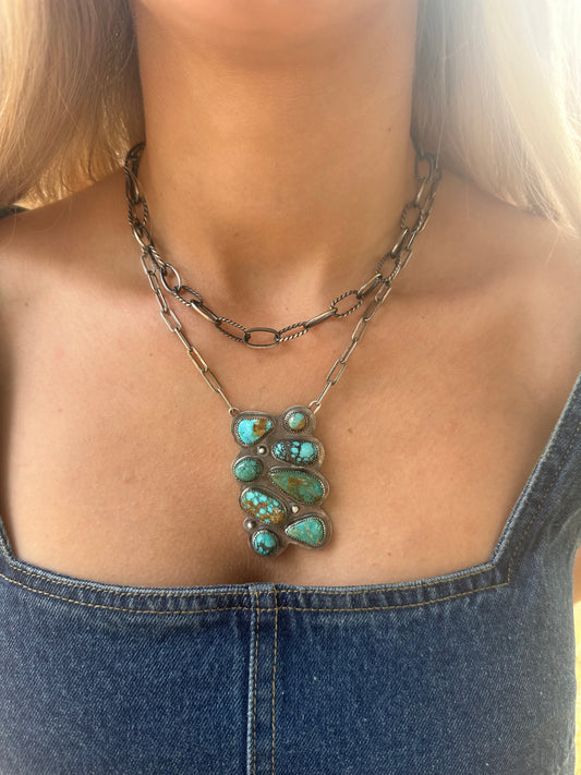 Marfa Cluster Bar Necklace